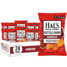 Load image into Gallery viewer, Hal&#39;s New York Kettle Cooked Potato Chips, BBQ, 2 oz (Pack of 24)

