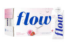 Load image into Gallery viewer, Flow Alkaline Organic Spring Water, Strawberry and Rose, 16.9oz (Pack of 12)
