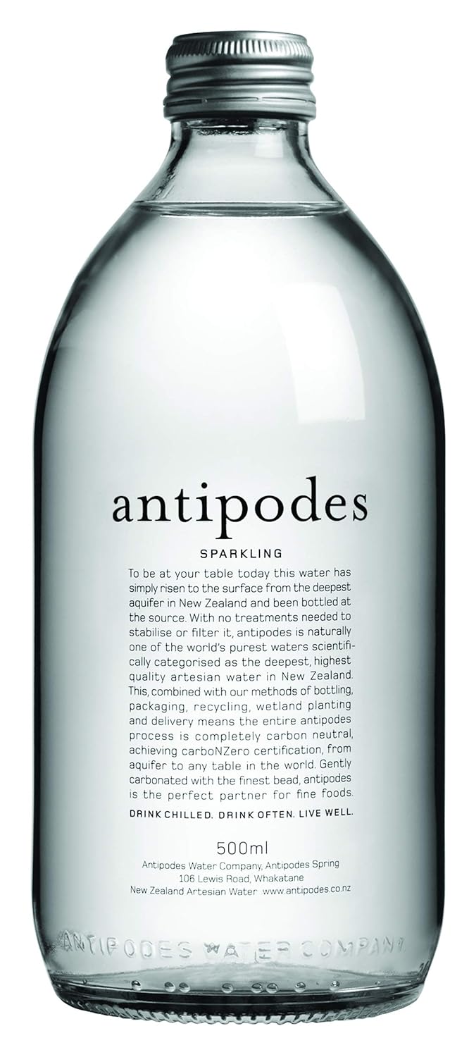 Antipodes Sparkling Water, 500ml (Pack of 12)