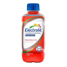 Load image into Gallery viewer, Electrolit Electrolyte Hydration Beverage, Watermelon Lime, 21oz (Pack of 12)
