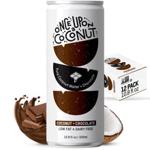 Load image into Gallery viewer, Once Upon a Coconut 100% Pure Coconut Water, Chocolate, 10.8oz (Pack of 12)
