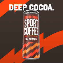 Load image into Gallery viewer, Throne Sport Cold Brew Coffee 10g Protein, Mocha Java Latte, 11oz (Pack of 12)

