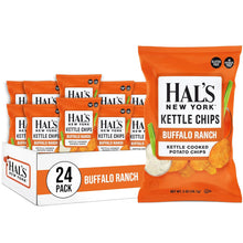 Load image into Gallery viewer, Hal&#39;s New York Kettle Cooked Potato Chips, Buffalo Ranch, 2 oz (Pack of 24)
