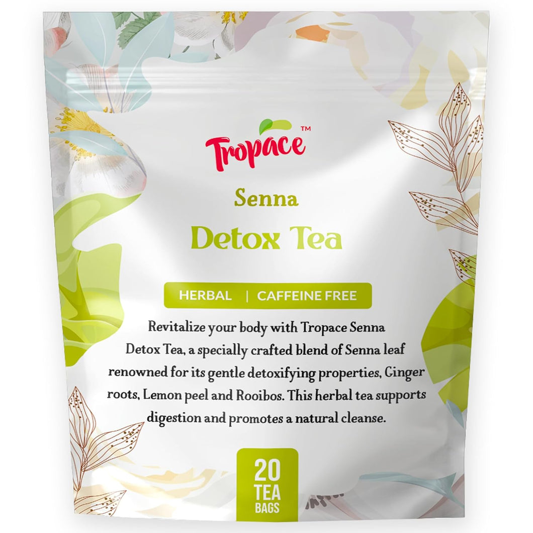 Tropace Senna Detox Tea, 20 Tea Bags, 1.4 oz - Multi-Pack