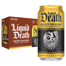 Load image into Gallery viewer, Liquid Death Iced Tea, Sweet Reaper, 12oz (Pack of 12)
