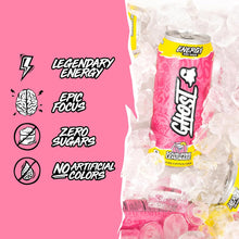 Load image into Gallery viewer, Ghost Energy Drink, Sour Pink Lemonade, 16oz (Pack of 12)
