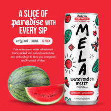Load image into Gallery viewer, Mela Watermelon Water, Original, 330ml / 11.15 oz (Pack of 12)
