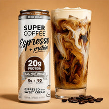 Load image into Gallery viewer, Super Coffee Espresso, Espresso with Sweet Cream, 11oz (Pack of 12)
