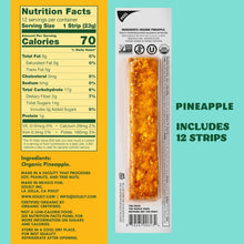 Load image into Gallery viewer, Solely Organic Fruit Jerky, Pineapple, 0.8oz (Pack of 12)
