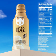 Load image into Gallery viewer, Muscle Milk PRO 42g Protein Shake, Vanilla Creme, 14 Fl Oz (Pack of 12)
