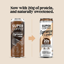 Load image into Gallery viewer, Super Coffee Espresso, Espresso with Sweet Cream, 11oz (Pack of 12)
