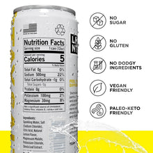 Load image into Gallery viewer, LMNT Sparkling Electrolyte Drink, Lemonade Salt, 12oz (Pack of 12)
