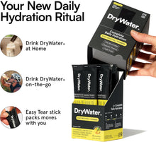 Load image into Gallery viewer, DryWater Electrolyte Powder Packets, Lemon Lime, 0.39oz (Pack of 12)
