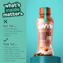 Load image into Gallery viewer, OWYN Non-Dairy Coffee Shake 20g Protein, Double Shot Caramel Macchiato, 12oz (Pack of 12)
