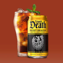 Load image into Gallery viewer, Liquid Death Iced Tea, Sweet Reaper, 12oz (Pack of 12)
