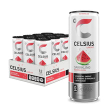Load image into Gallery viewer, CELSIUS Sparkling Energy Drink, Watermelon, 12oz (Pack of 12)

