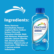 Load image into Gallery viewer, Electrolit Electrolyte Hydration Beverage, Blue Raspberry, 21oz (Pack of 12)
