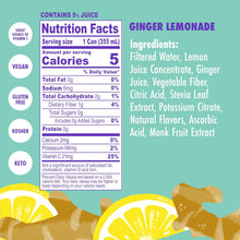 Load image into Gallery viewer, SWOON Sugar Free Lemonade, Ginger, 12oz (Pack of 12)
