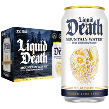 Load image into Gallery viewer, Liquid Death Still Mountain Water 12oz (Pack of 12)
