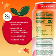 Load image into Gallery viewer, Bloom Pop Prebiotic Soda, Crisp Apple, 12oz (Pack of 12)
