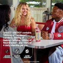 Load image into Gallery viewer, Ghost Energy Drink, Raspberry Cream, 16oz (Pack of 12)
