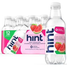 Load image into Gallery viewer, Hint Fruit-Infused Water, Strawberry Watermelon, 16oz (Pack of 12)
