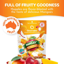 Load image into Gallery viewer, Gina's Table Happles Freeze Dried Apples, Mango, 0.6oz (Pack of 10)

