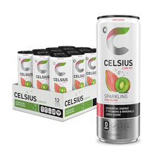 Load image into Gallery viewer, CELSIUS Sparkling Energy Drink, Kiwi Guava, 12oz (Pack of 12)
