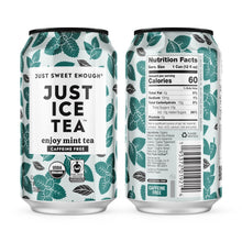 Load image into Gallery viewer, Just Ice Tea, Enjoy Mint Tea, 12oz (Pack of 12)
