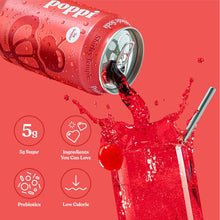 Load image into Gallery viewer, Poppi Prebiotic Soda, Shirley Temple, 12oz (Pack of 12)
