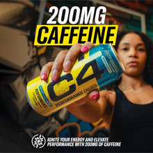 Load image into Gallery viewer, Cellucor C4 Performance Zero Sugar Energy Drink, Frozen Bombsicle, 16oz (Pack of 12)
