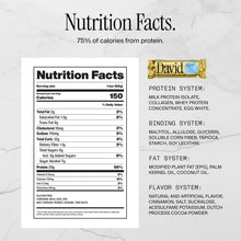 Load image into Gallery viewer, David Protein Bar, Cinnamon Roll, 2.05oz (Pack of 12)
