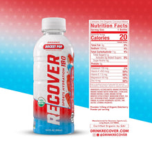 Load image into Gallery viewer, RECOVER 180 Organic Hydration Sports Drink, Rocket Pop, 16.9oz (Pack of 12)
