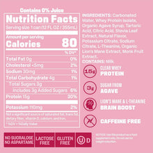 Load image into Gallery viewer, GYM SODA Sparkling Protein Soda, Shirley Temple, 12oz (Pack of 12)
