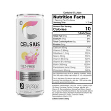 Load image into Gallery viewer, CELSIUS Fizz-Free Energy Drink, Pink Lemonade, 12oz (Pack of 12)
