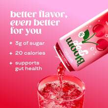 Load image into Gallery viewer, Bloom Pop Prebiotic Soda, Shirley Temple, 12oz (Pack of 12)
