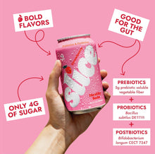 Load image into Gallery viewer, Slice Prebiotic &amp; Probiotic Soda Pop, Strawberry, 12oz (Pack of 12)

