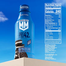 Load image into Gallery viewer, Muscle Milk PRO 42g Protein Shake, Cookies 'N Creme, 14 Fl Oz (Pack of 12)
