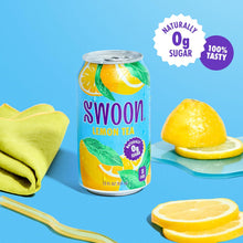 Load image into Gallery viewer, SWOON Sugar Free Iced Tea, Lemon, 12oz (Pack of 12)

