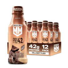 Load image into Gallery viewer, Muscle Milk PRO 42g Protein Shake, Chocolate, 14 Fl Oz (Pack of 12)
