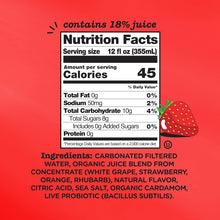 Load image into Gallery viewer, Culture Pop Sparkling Probiotic Soda, Strawberry, 12oz (Pack of 12)
