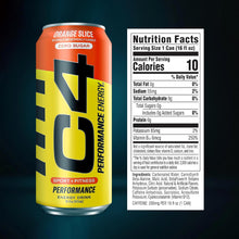 Load image into Gallery viewer, Cellucor C4 Performance Zero Sugar Energy Drink, Orange Slice, 16oz (Pack of 12)
