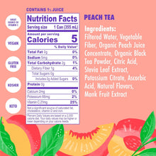Load image into Gallery viewer, SWOON Sugar Free Iced Tea, Peach, 12oz (Pack of 12)
