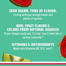 Load image into Gallery viewer, Sparkling Ice Flavored Sparkling Water, Kiwi Strawberry, 17 oz (Pack of 12)
