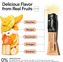 Load image into Gallery viewer, DryWater Electrolyte Powder Packets, Peach Mango, 0.39oz (Pack of 12)
