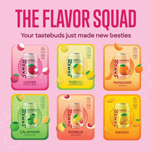 Load image into Gallery viewer, Sanzo Flavored Sparkling Water, 6 Flavor Variety, 12oz (Pack of 12)
