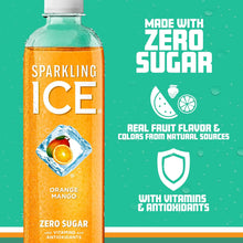 Load image into Gallery viewer, Sparkling Ice Flavored Sparkling Water, Orange Mango, 17 oz (Pack of 12)
