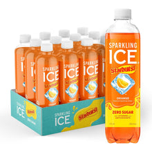 Load image into Gallery viewer, Sparkling ICE Flavored Sparkling Water, Starburst Orange, 17oz (Pack of 12)
