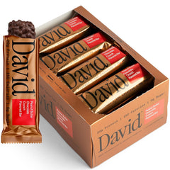 David Bronze Protein Bar, Peanut Butter Chocolate Crunch, 2.05oz (Pack of 12)