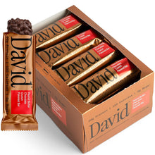 Load image into Gallery viewer, David Bronze Protein Bar, Peanut Butter Chocolate Crunch, 2.05oz (Pack of 12)
